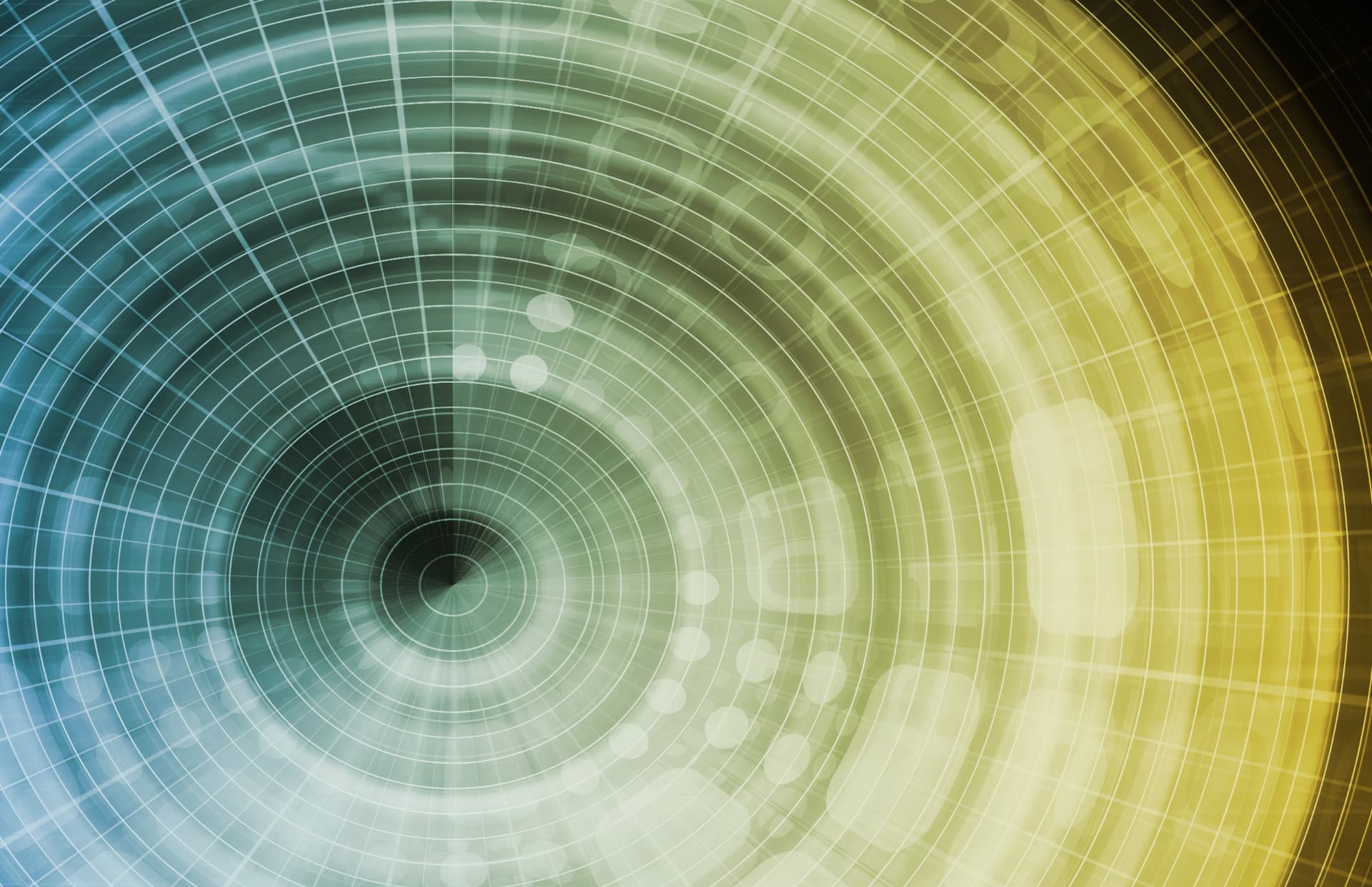 Abstract AI and data technology visualization